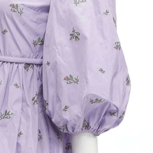 Women's Red Valentino Embroidery Babydoll Dress