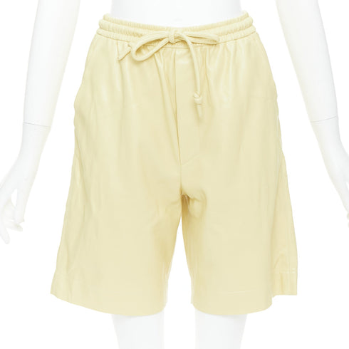 Women's Nanushka Vegan Leather Bermuda Shorts