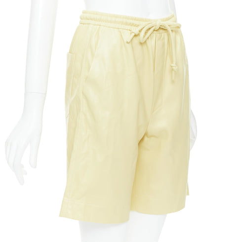 Women's Nanushka Vegan Leather Bermuda Shorts