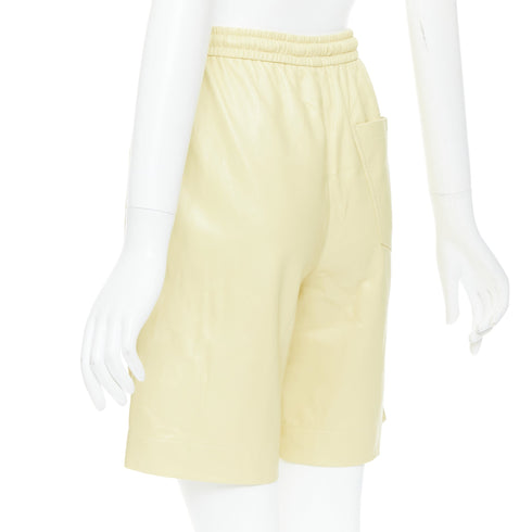 Women's Nanushka Vegan Leather Bermuda Shorts