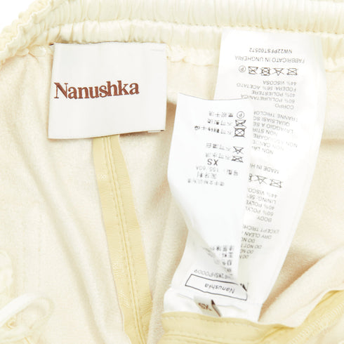 Women's Nanushka Vegan Leather Bermuda Shorts