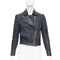 Women's Helmut Lang Leather Fabric Zip Biker