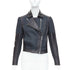 Women's Helmut Lang Leather Fabric Zip Biker