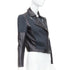 Women's Helmut Lang Leather Fabric Zip Biker