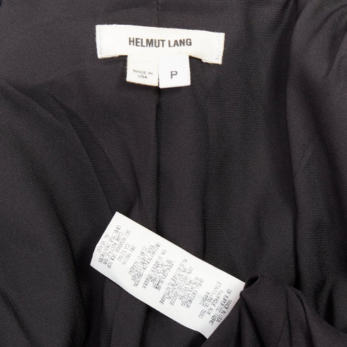 Women's Helmut Lang Leather Fabric Zip Biker