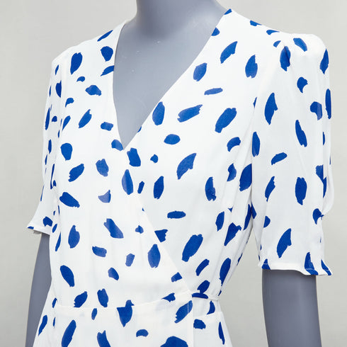 Women's Reformation Lucky Dalmatian Wrap Dress