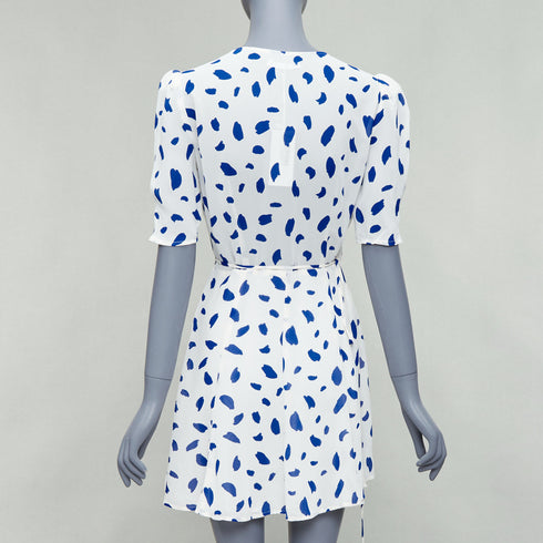 Women's Reformation Lucky Dalmatian Wrap Dress