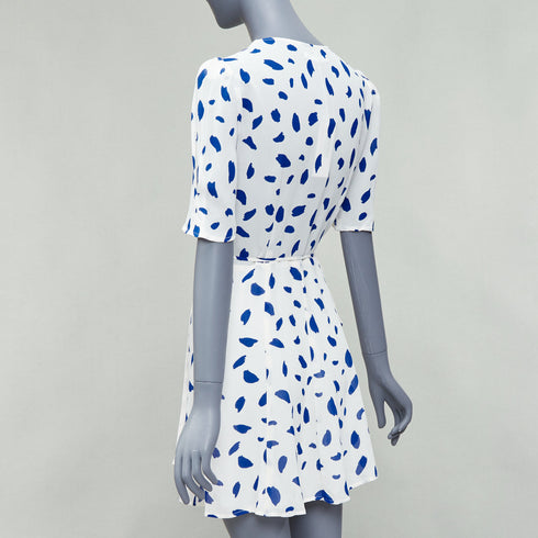 Women's Reformation Lucky Dalmatian Wrap Dress