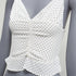 Women's Reformation White Polka Dot Tank Top