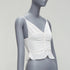 Women's Reformation White Polka Dot Tank Top