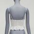 Women's Reformation White Polka Dot Tank Top