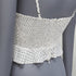 Women's Reformation White Polka Dot Tank Top