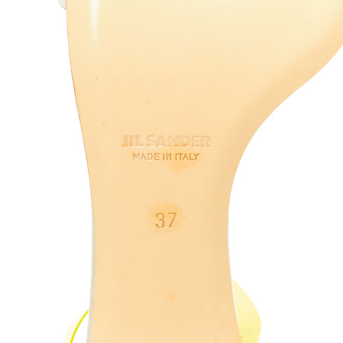 Women's Jil Sander Leather Flat Sandals