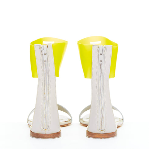 Women's Jil Sander Leather Flat Sandals