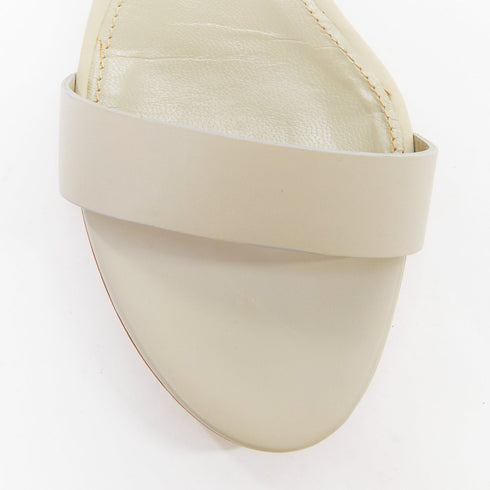 Women's Jil Sander Leather Flat Sandals