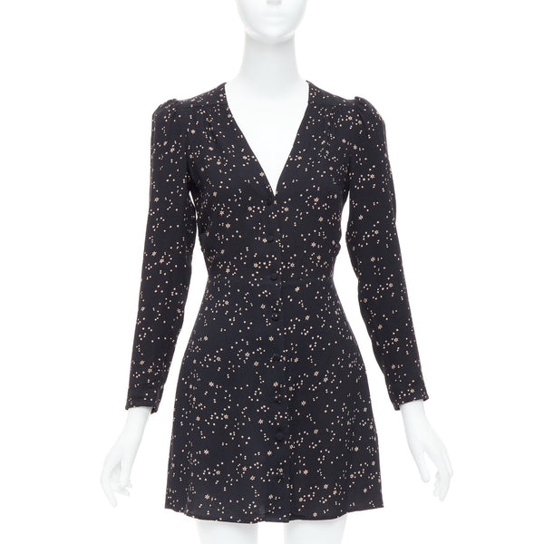 Women's Reformation Courtney Star Print Dress