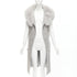 Women's Alexander Wang Fur Collar Wool Vest Dress