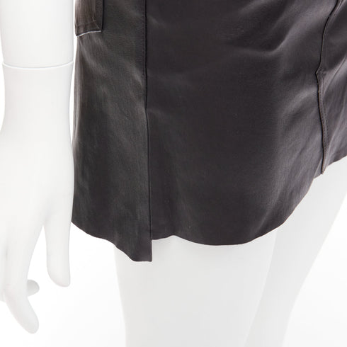 Women's Amiri Leather Mini Skirt
