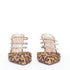 Women's Aquazzura Suede Crystal Straps Mules
