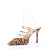 Women's Aquazzura Suede Crystal Straps Mules