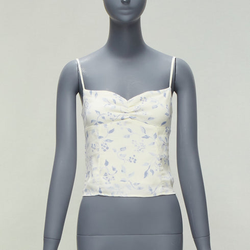 Women's Reformation Silk Floral Print Tank Top