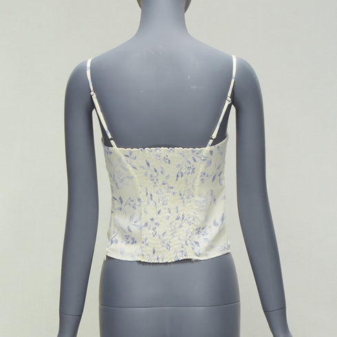 Women's Reformation Silk Floral Print Tank Top