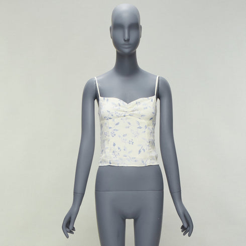 Women's Reformation Silk Floral Print Tank Top