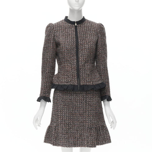 Women's Red Valentino Wool Tweed Jacket Skirt Set