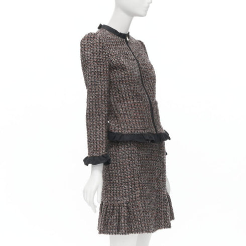 Women's Red Valentino Wool Tweed Jacket Skirt Set
