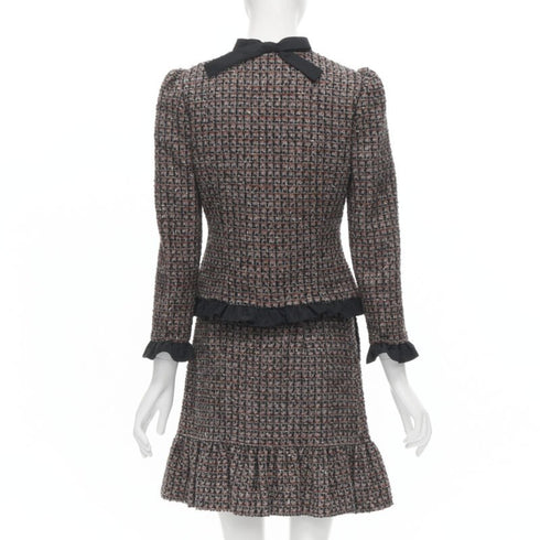 Women's Red Valentino Wool Tweed Jacket Skirt Set