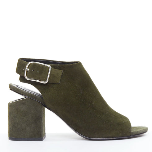 Women's Alexander Wang Suede Cut Out Open Toe Heels