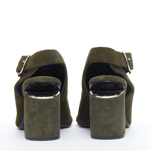 Women's Alexander Wang Suede Cut Out Open Toe Heels