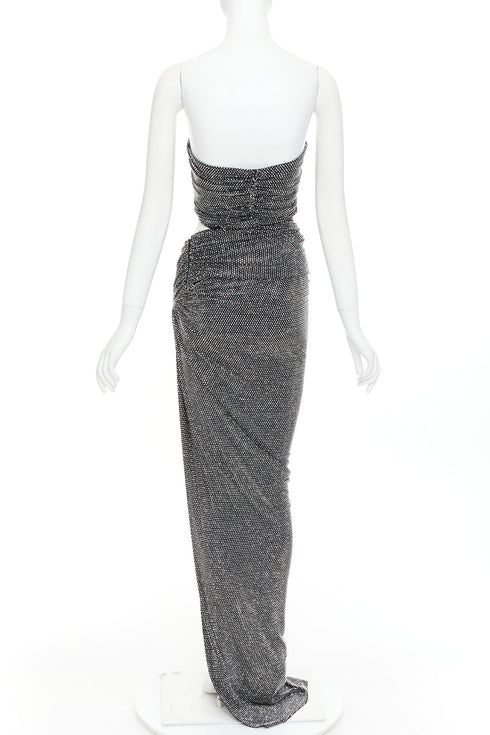 Women's Alexandre Vauthier Crystal Draped Gown