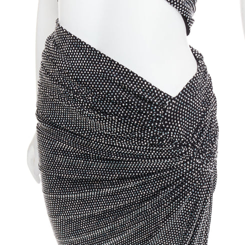Women's Alexandre Vauthier Crystal Draped Gown