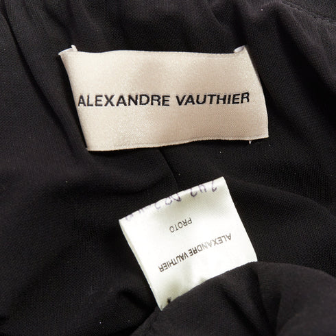Women's Alexandre Vauthier Crystal Draped Gown