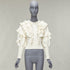 Women's Zimmermann Cotton Botanica Flounce Sweater