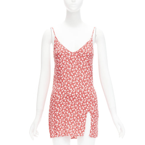 Women's Reformation Marlowe Floral Mini Slip Dress