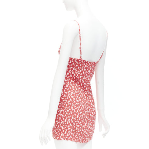 Women's Reformation Marlowe Floral Mini Slip Dress