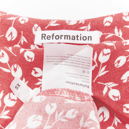 Women's Reformation Marlowe Floral Mini Slip Dress