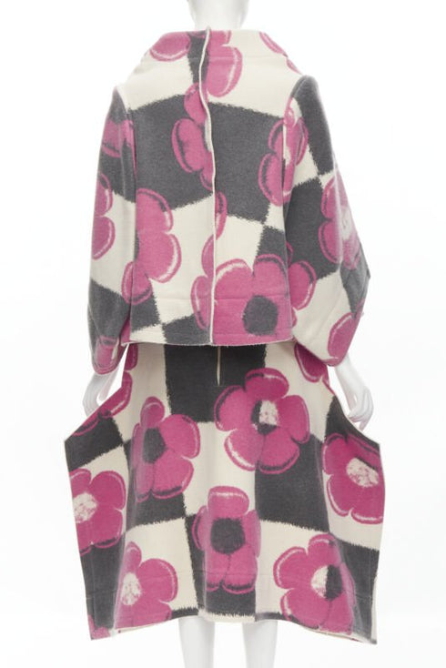Women's Comme Des Garcons 2012 Floral Checkered Set