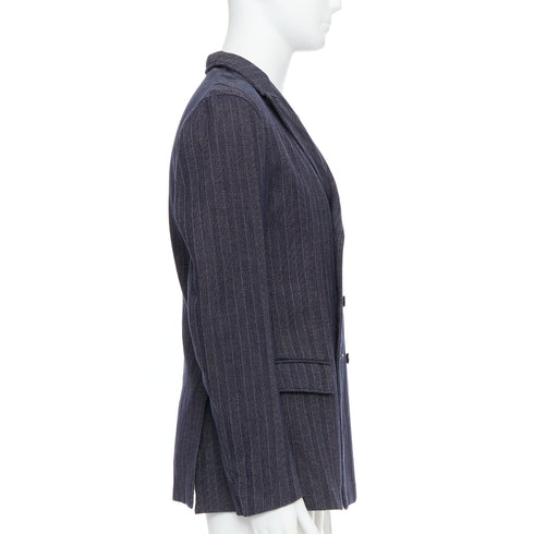 Men's Jil Sander Cotton Striped Double Blazer