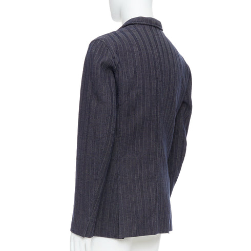 Men's Jil Sander Cotton Striped Double Blazer
