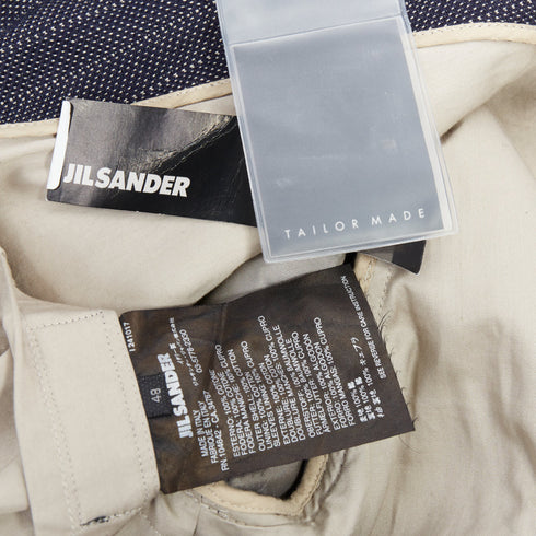 Men's Jil Sander Cotton Striped Double Blazer
