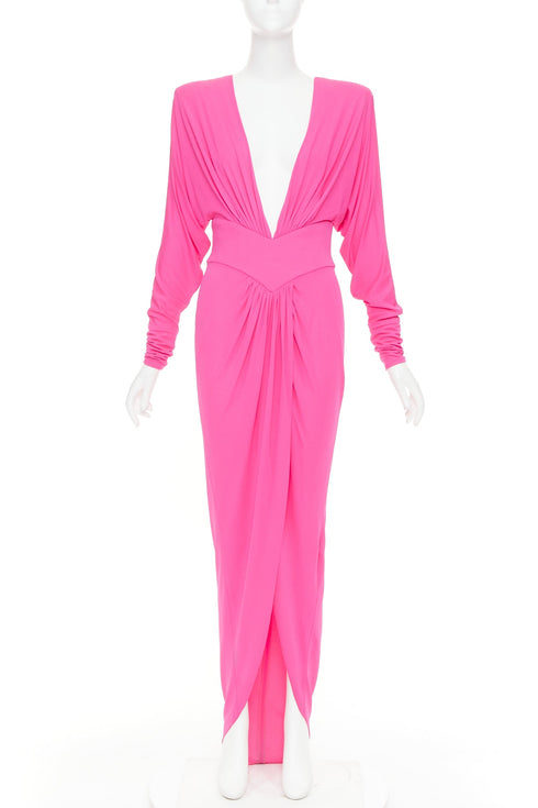 Women's Alexandre Vauthier Power Shoulder Dress