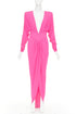 Women's Alexandre Vauthier Power Shoulder Dress