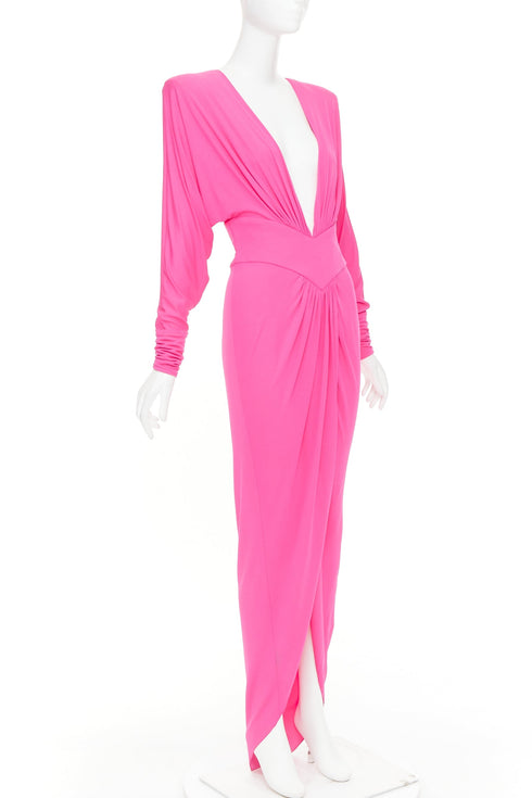 Women's Alexandre Vauthier Power Shoulder Dress