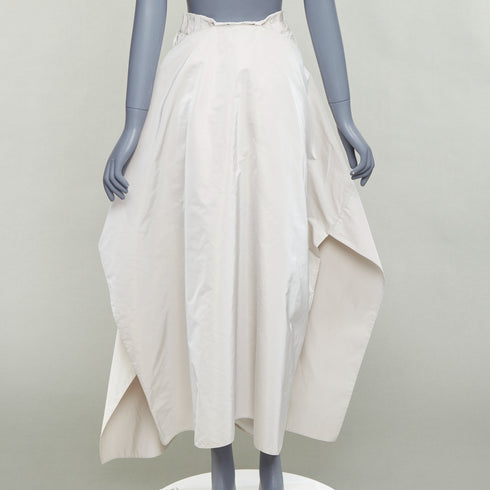 Women's Jil Sander Taffeta A-Line Midi Skirt