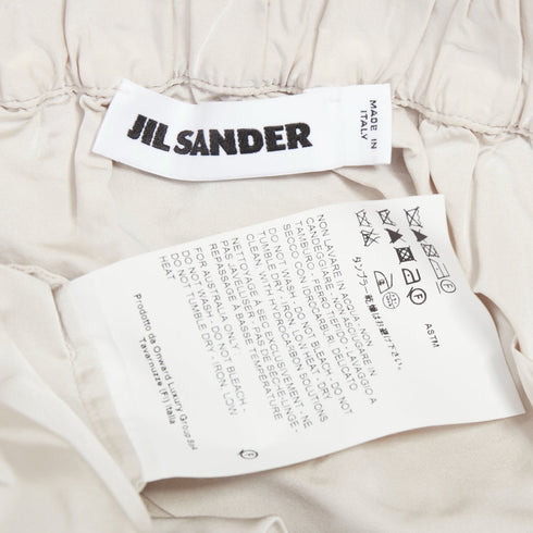 Women's Jil Sander Taffeta A-Line Midi Skirt