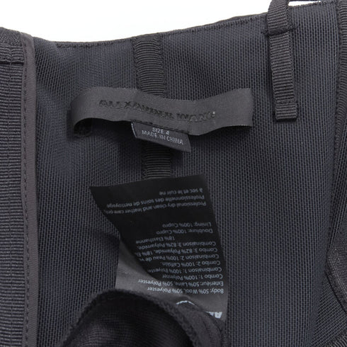Women's Alexander Wang Corset Strapless Leather Dress