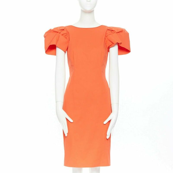 Women's Dsquared2 Ruche Drape Big Shoulders Dress
